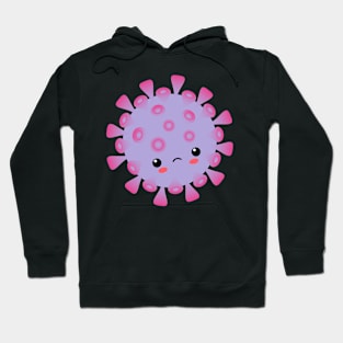 Kawaii Illustration Corona Virus Hoodie